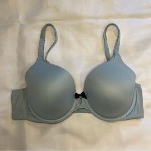 Victorias Secret Light Blue Body by VS Lined Perfect Coverage 36C Bra